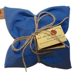 Hot Cherry - Blue Denim Square