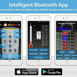 BedJet V2 Climate Comfort System with Biorhythm Sleep Technology + BedJet Single Zone AirComfort Cloud Sheet